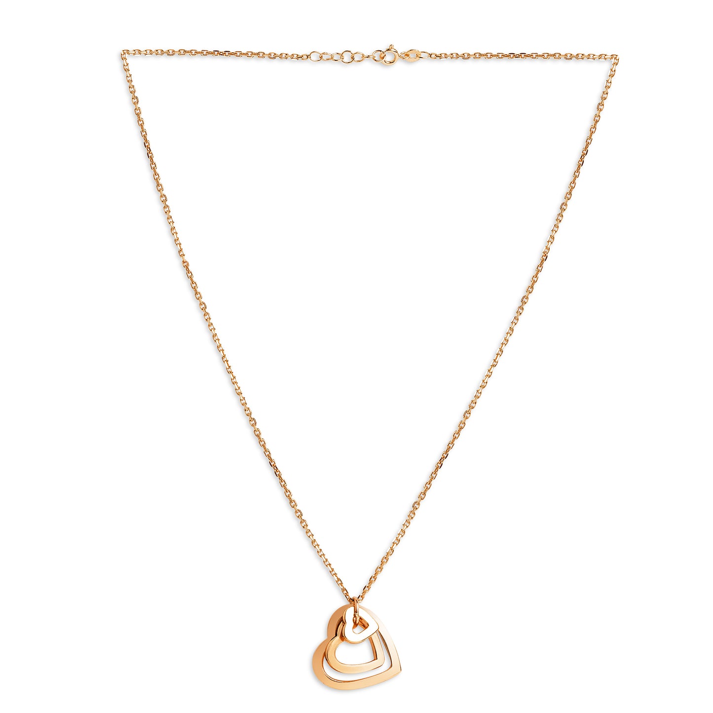 Love in Bloom Triple Heart Ring Pendant