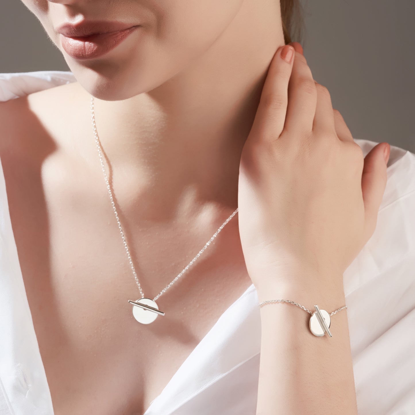 Personalized Axis of Life Pendant & Bracelet Set