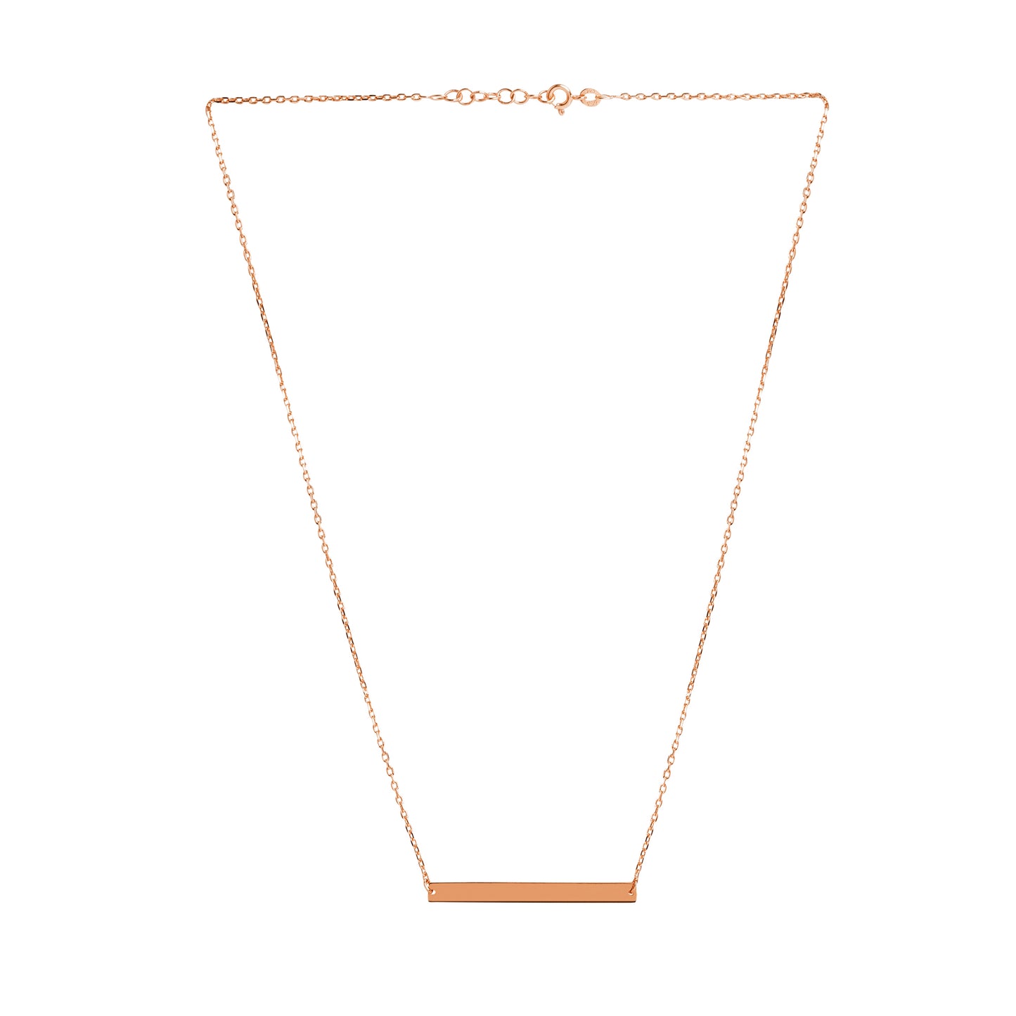 Personalized Bar of Strength Pendant