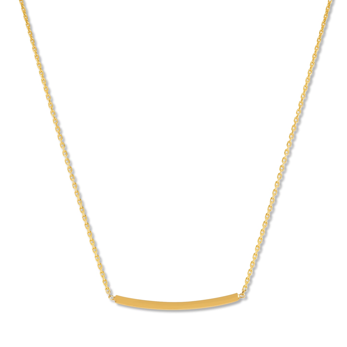 Personalized Curved Bar Pendant & Bracelet Set