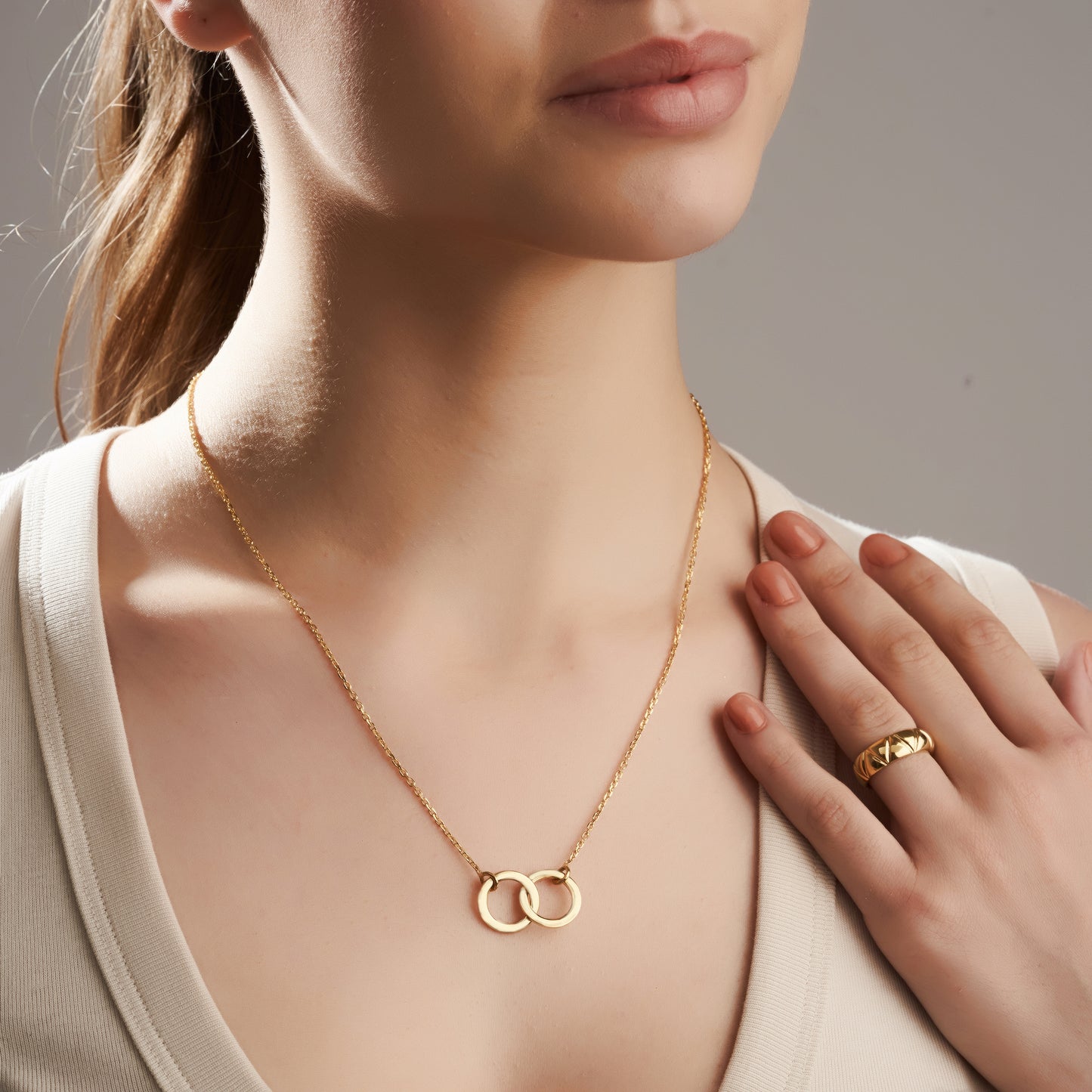 Interlocking Love Bond Pendant