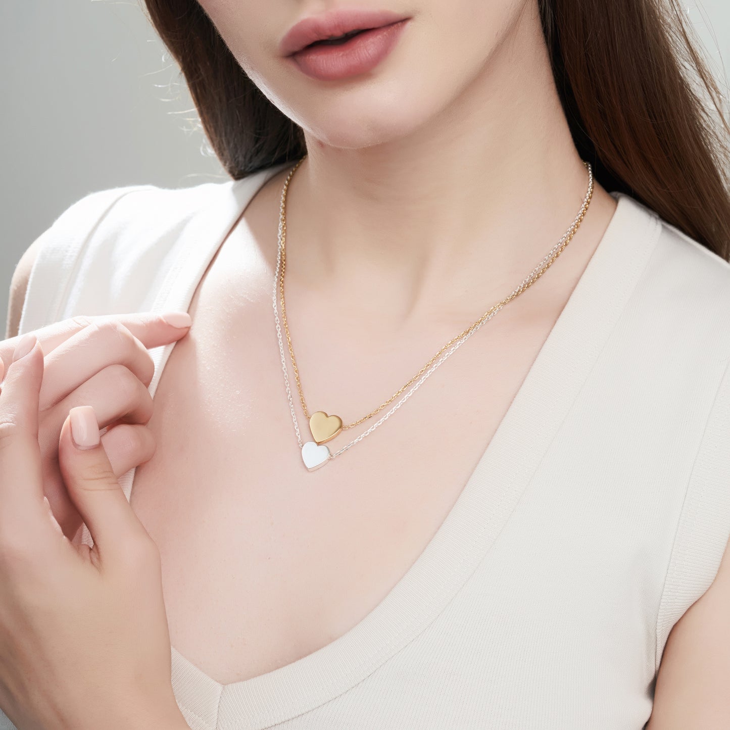 Personalized Single Serenade Initial Heart Pendant