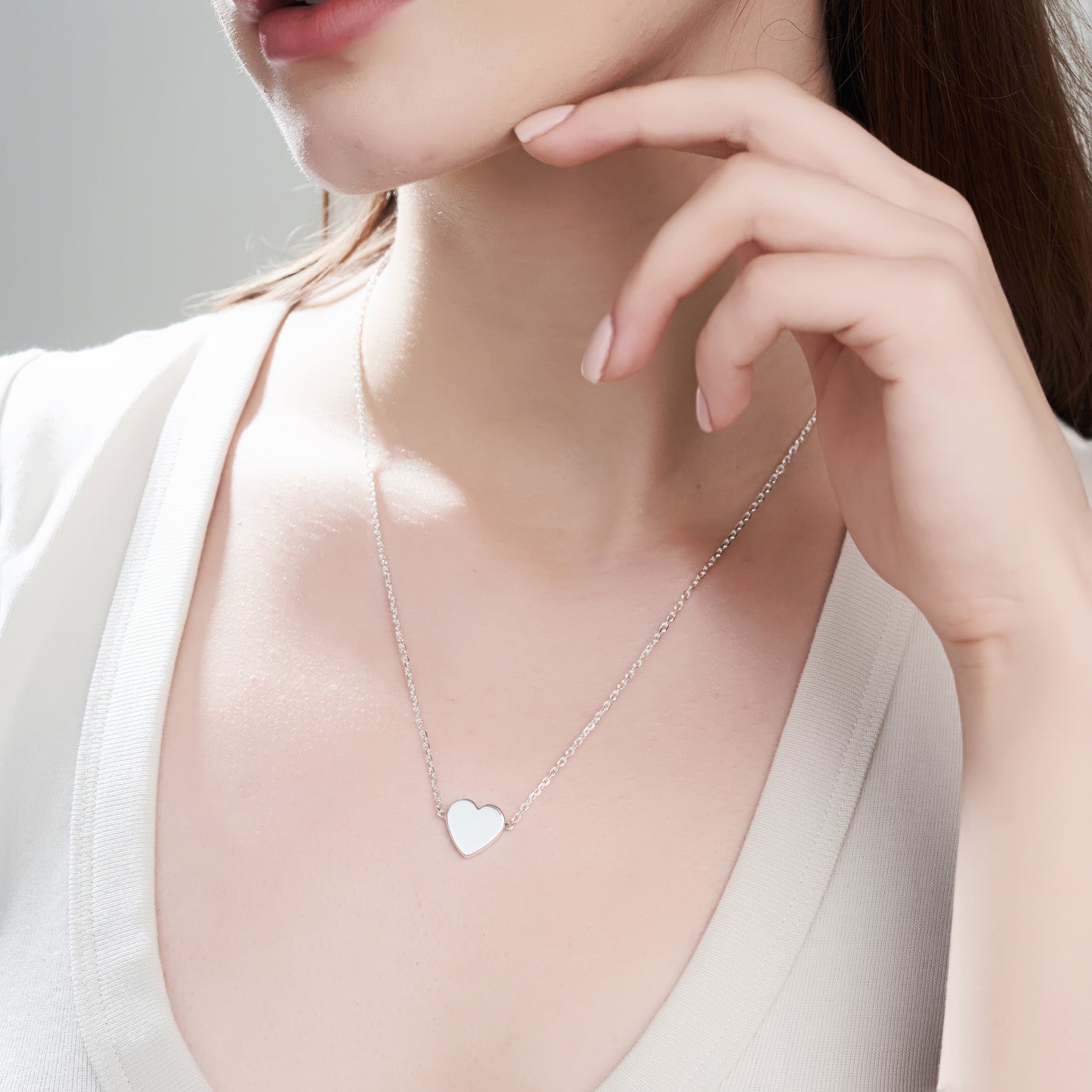 Personalized Eternal Initial Heart Pendant & Bracelet Set