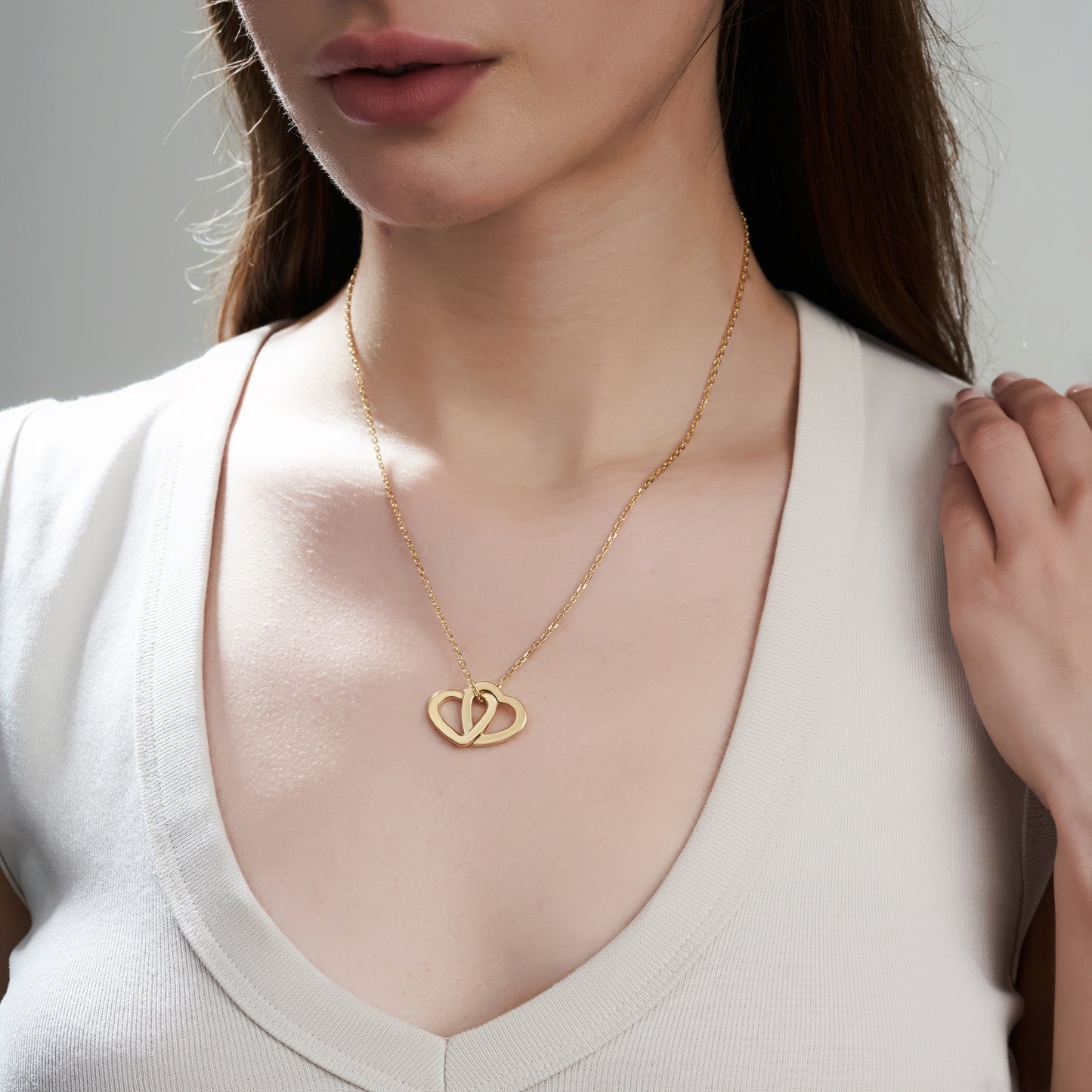 Personalized Couples Heart Pendant
