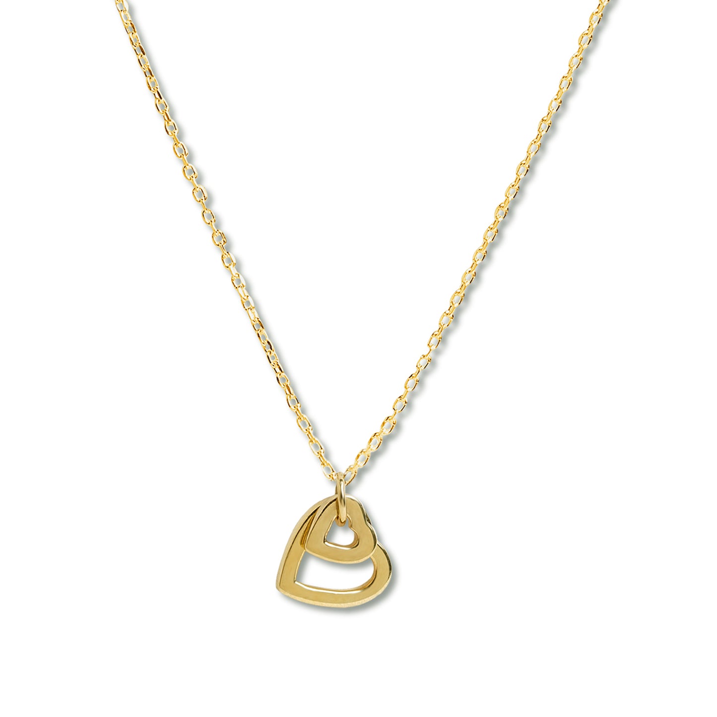Love in Bloom Dual Heart Ring Pendant