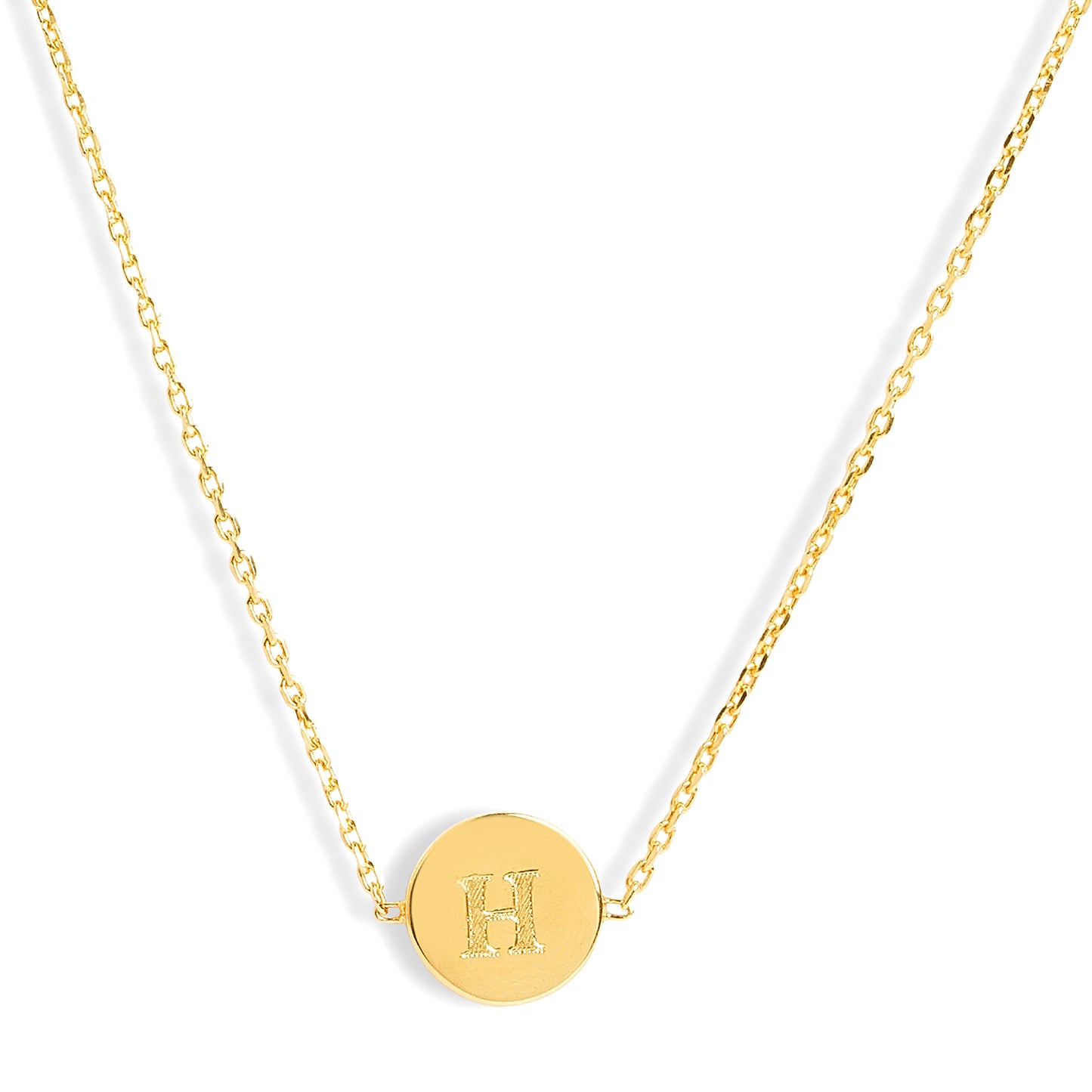 Initial Unity Circle Pendant - Single