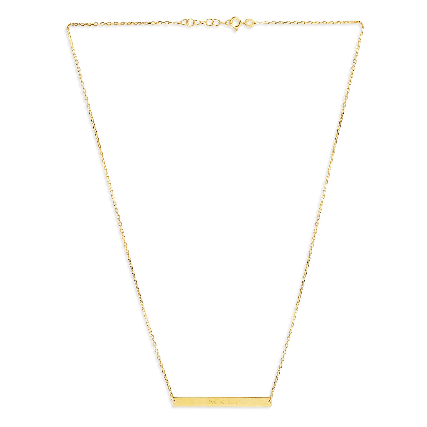 Personalized Bar of Strength Pendant