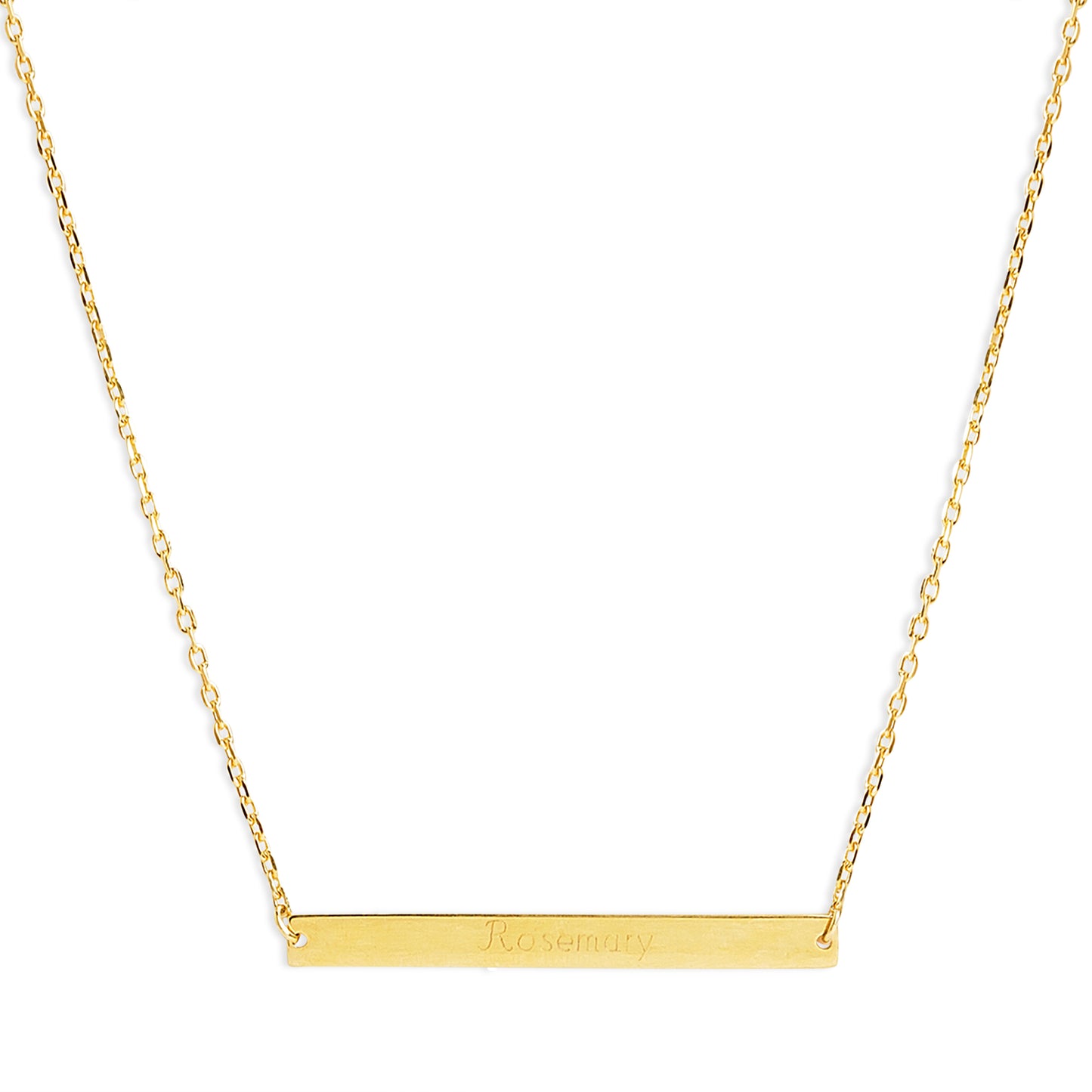 Personalized Bar of Strength Pendant and Bracelet Set