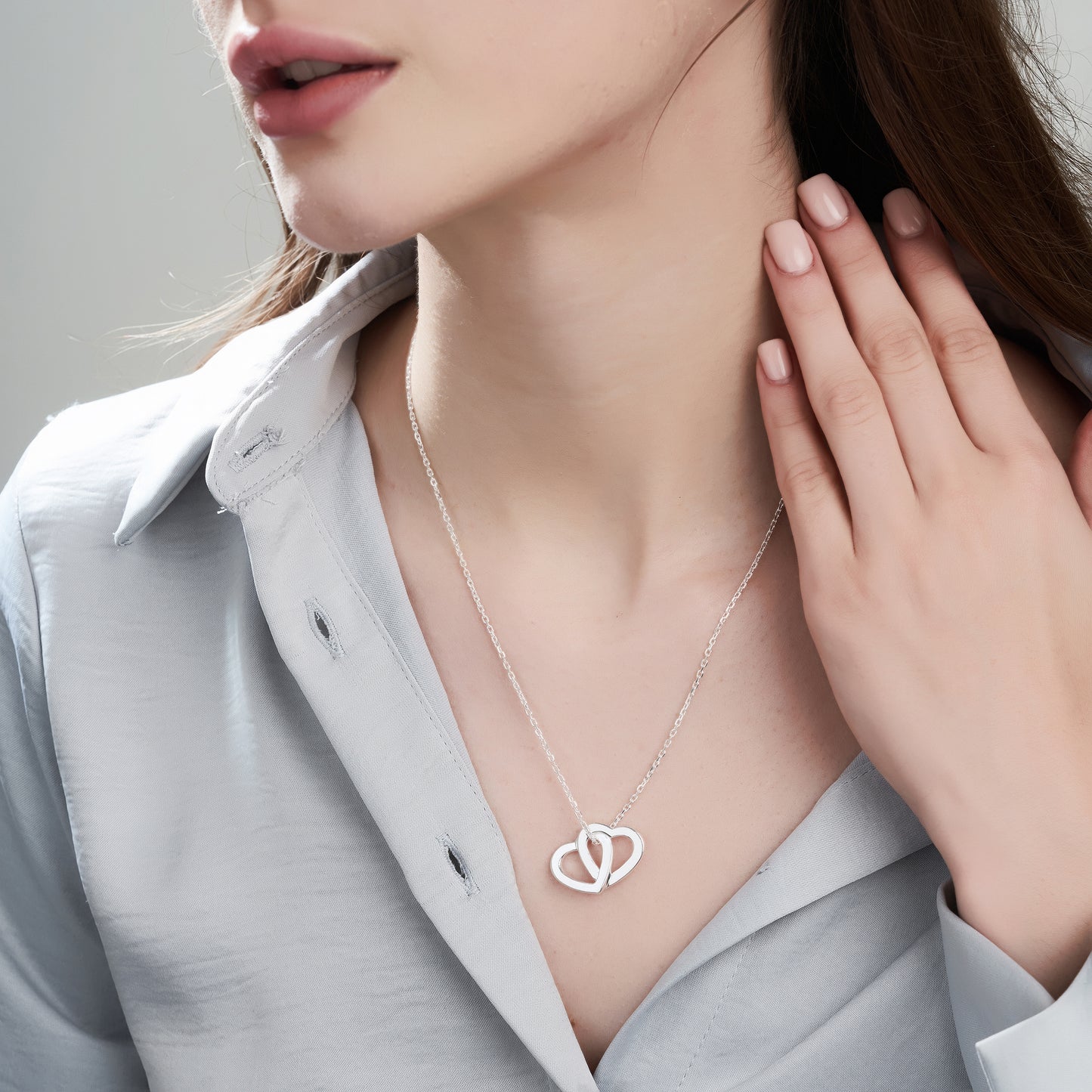 Personalized Couples Heart Pendant