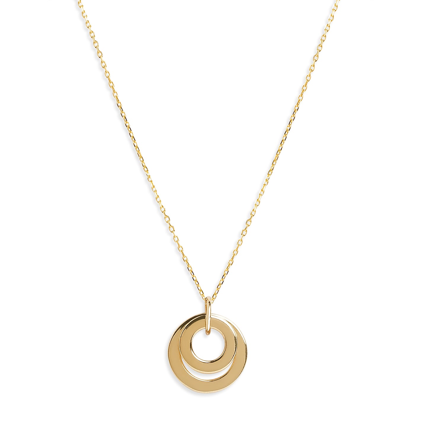 Personalized Dual Eternal Ring of Love Pendant