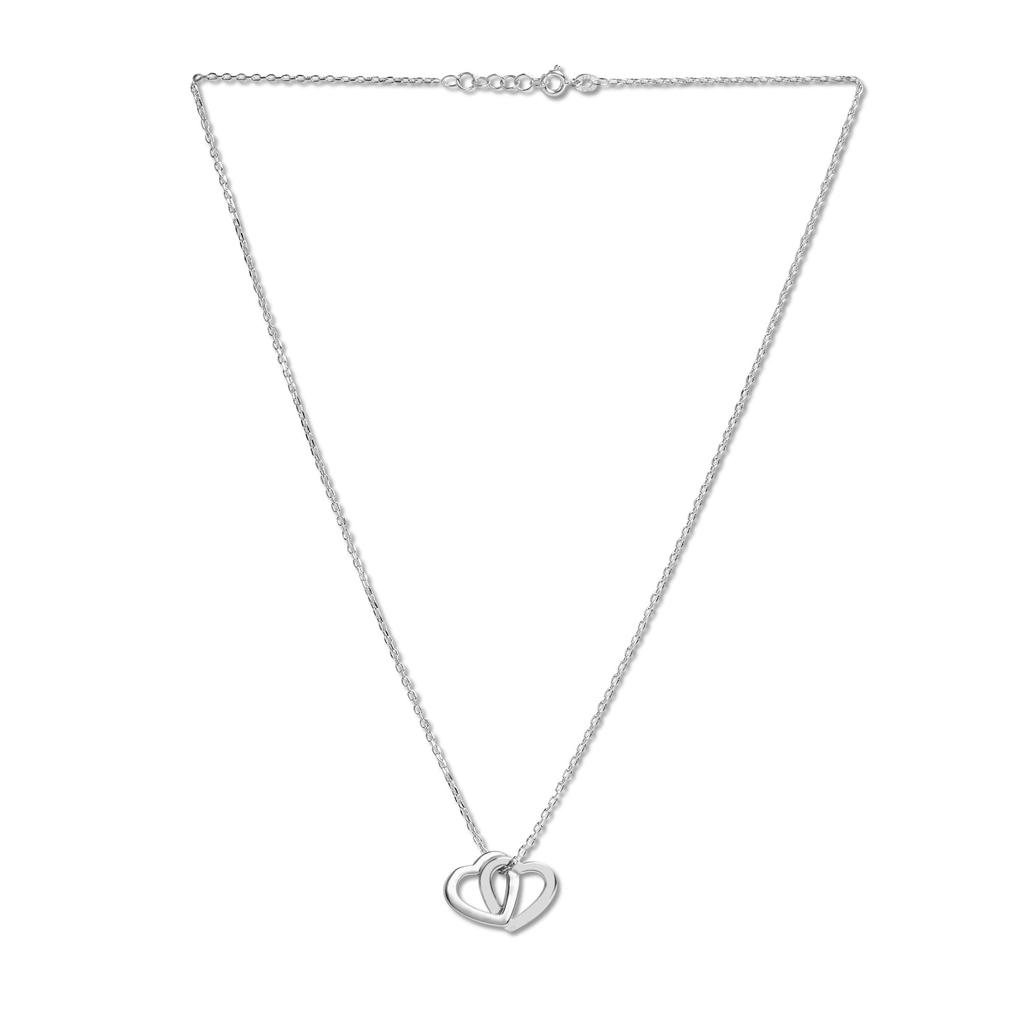 Personalized Couples Heart Pendant