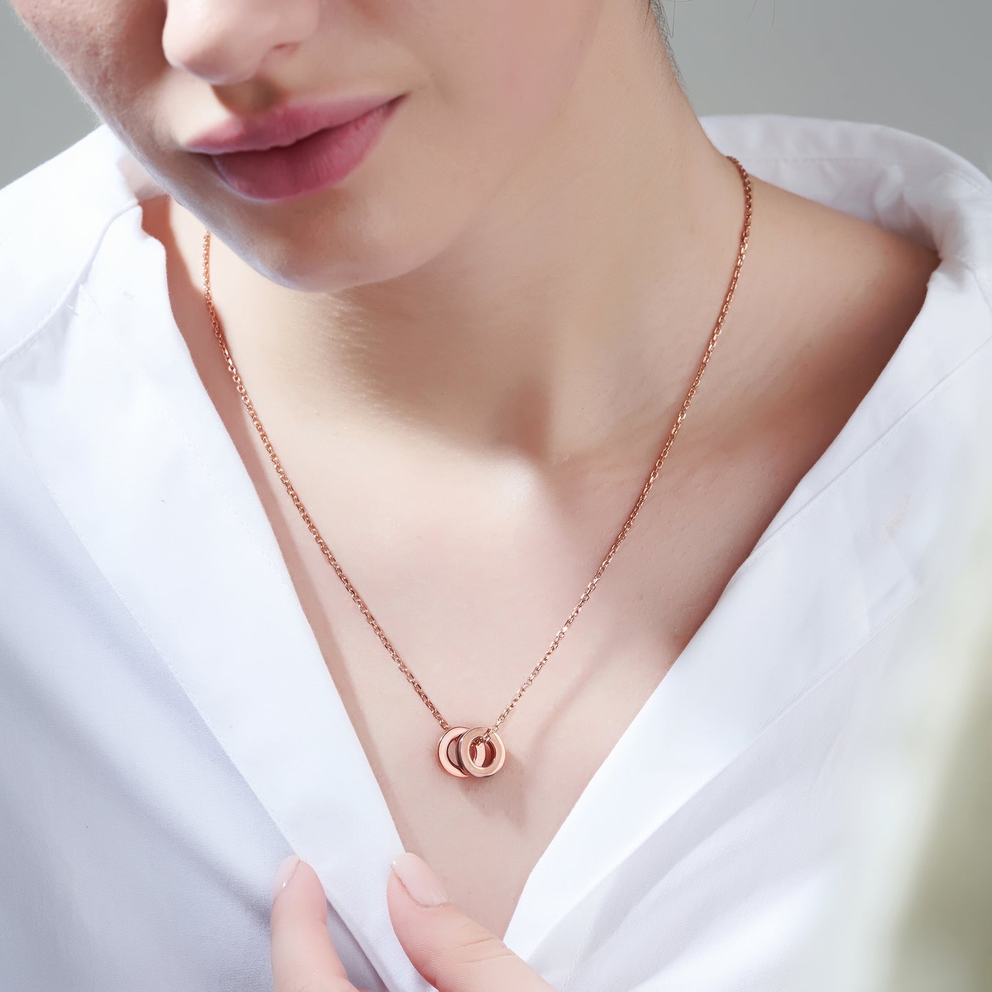 Dual Ring of Peace Pendant