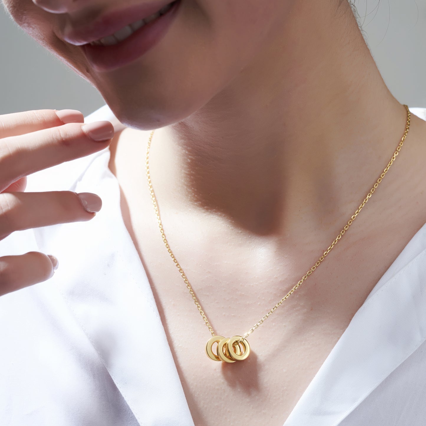 Triple Ring of Peace Pendant