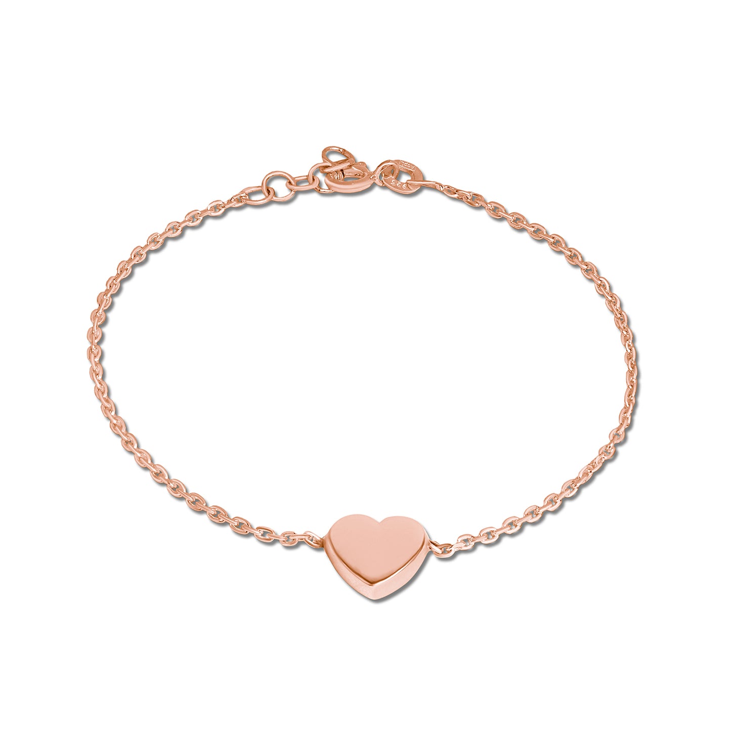 Personalized Eternal Initial Heart Pendant & Bracelet Set