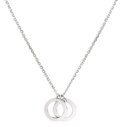 Personalized Dual Ring Of Love Pendant