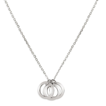 Personalized Triple Ring of Love Pendant