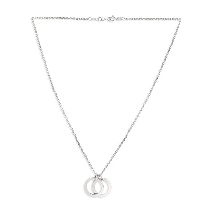 Personalized Dual Ring Of Love Pendant
