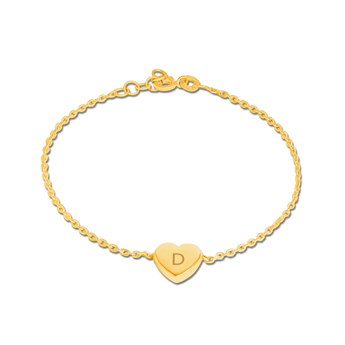 Personalized Serenade Heart Bracelet