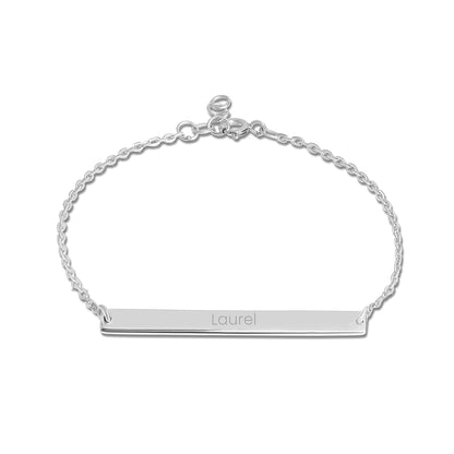 Personalized Bar of Strength Bracelet
