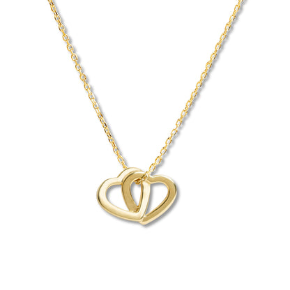 Personalized Couples Heart Pendant