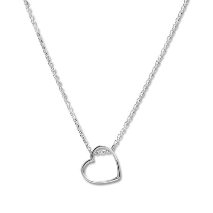 Personalized Open Heart Pendant