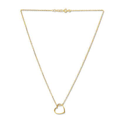Personalized Open Heart Pendant