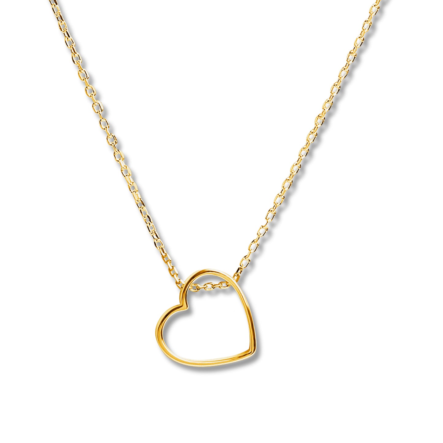 Personalized Open Heart Pendant