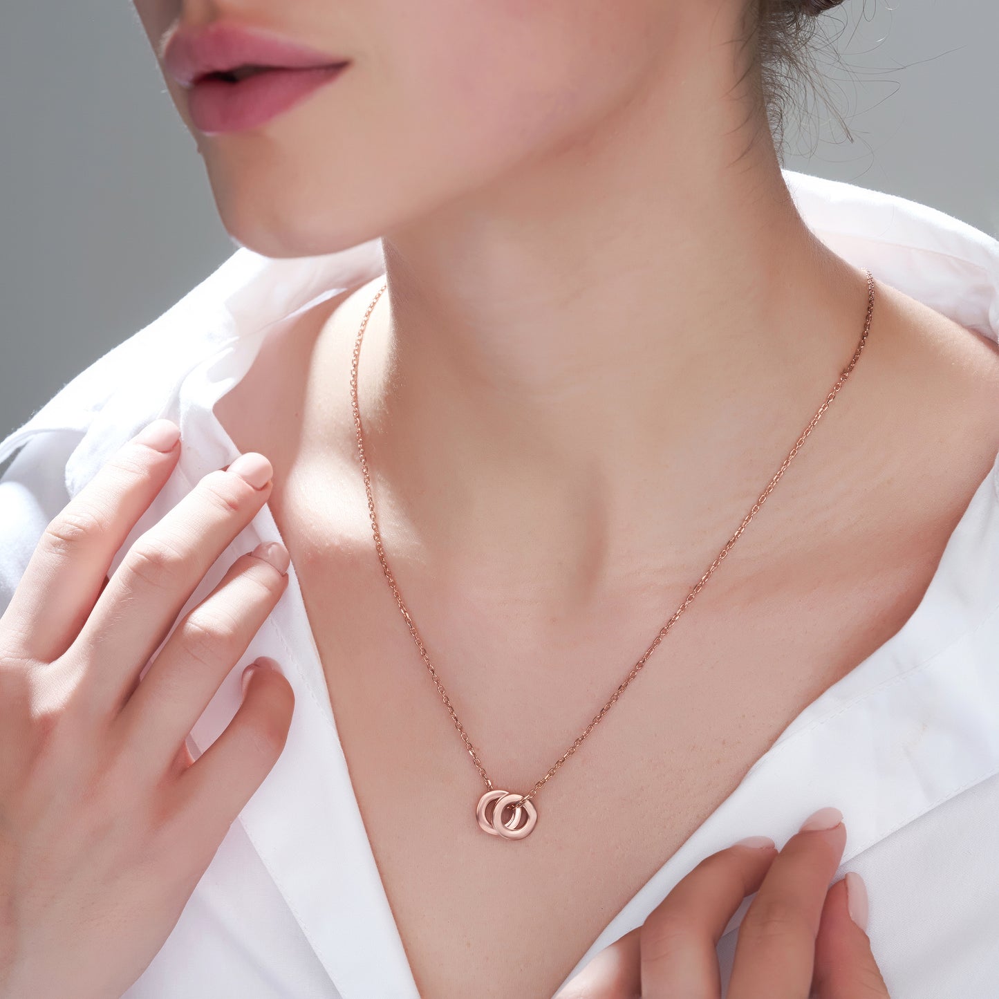 Dual Ring of Peace Pendant