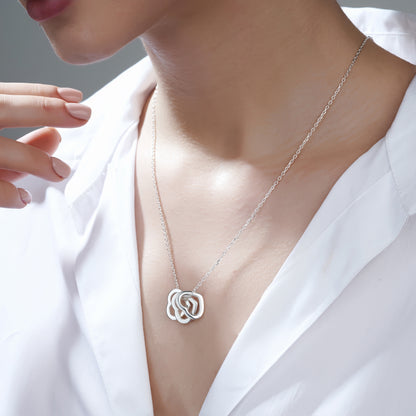 Love in Bloom Triple Heart Ring Pendant