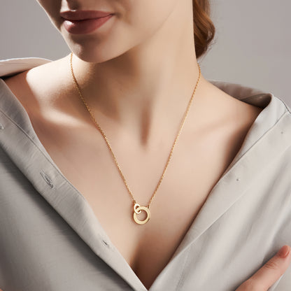 Personalized Mum and Daughter Eternal Pendant