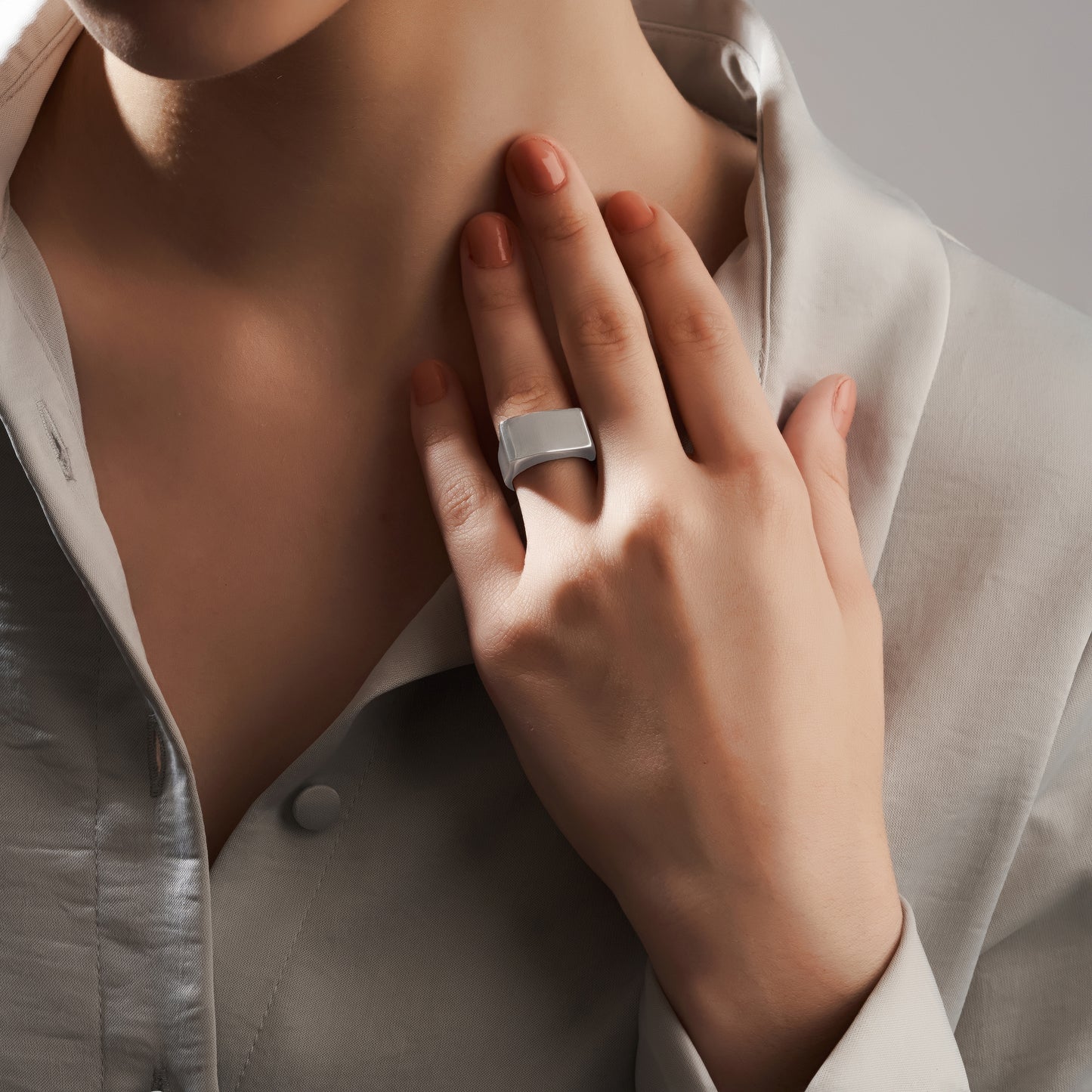 Sterling Silver Name ID Ring