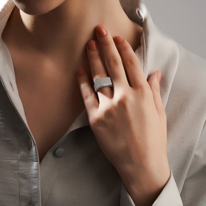 Sterling Silver Name ID Ring
