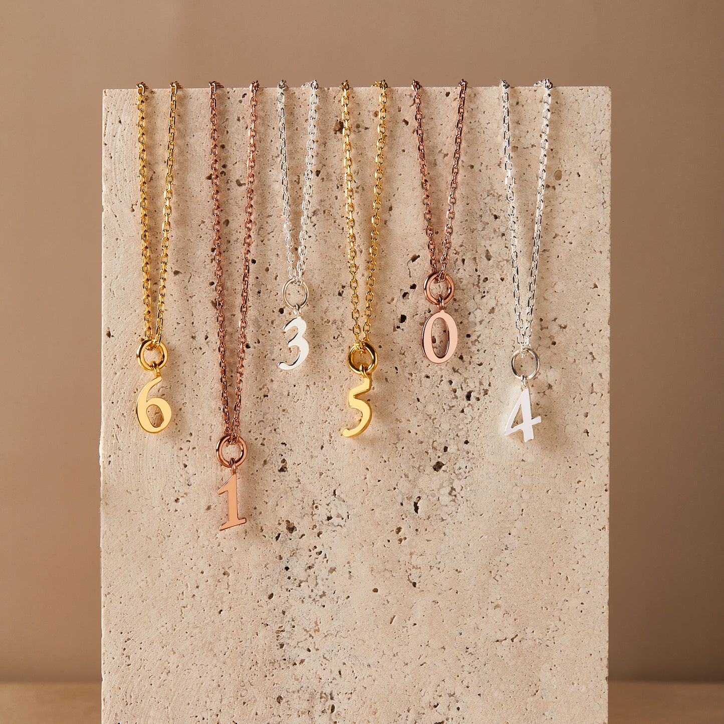 Personalized Numbers Necklaces