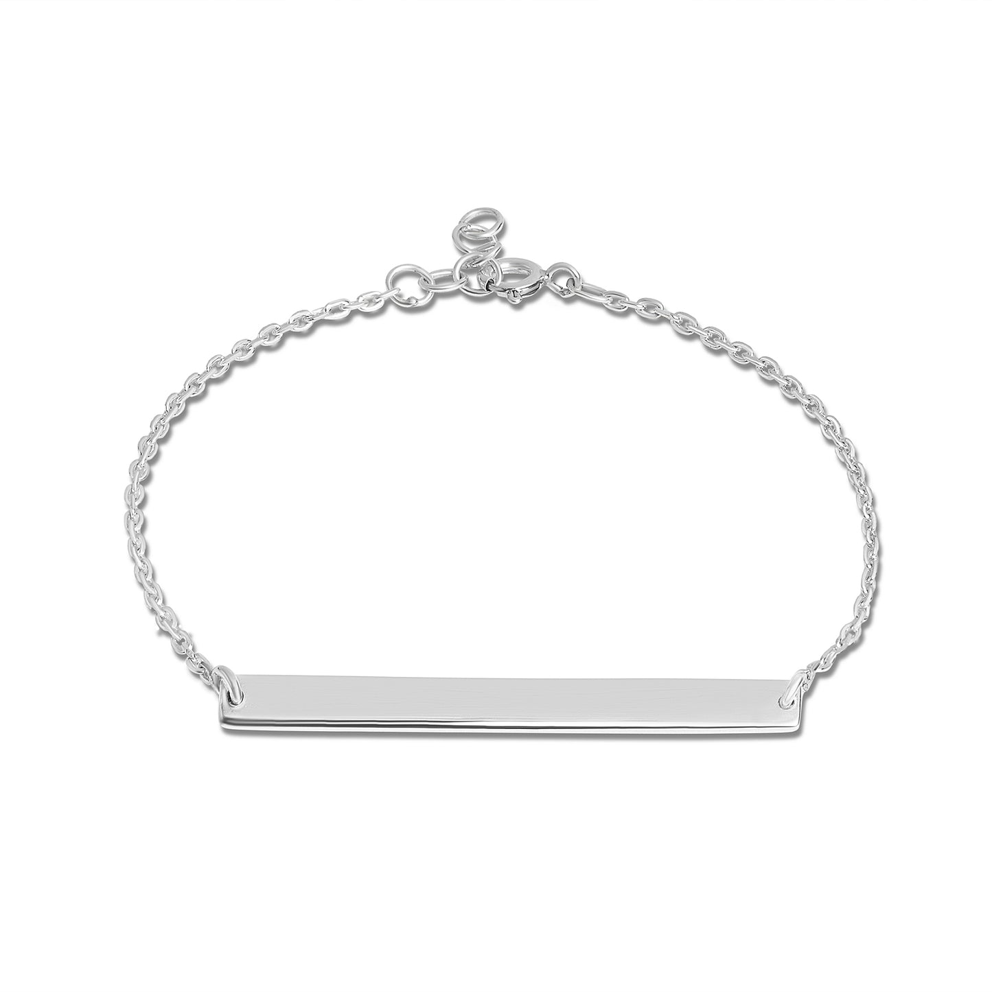 Personalized Bar of Strength Bracelet